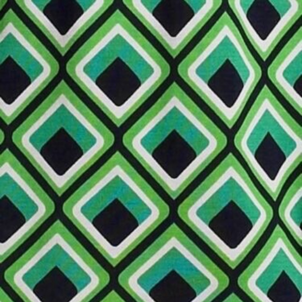 Banana Republic Silk Blend Geometric Print Wrap Dress - Picture 3 of 5